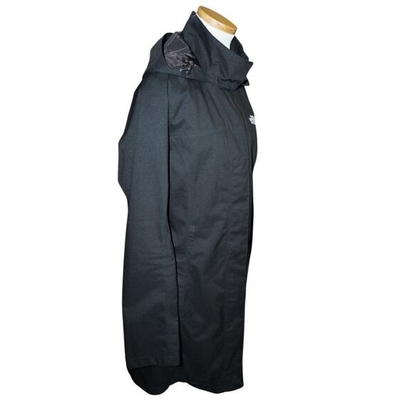 The North Face Women’s Black Insulated Parka Jacket Size Large L – Missing Belt - Picture 8 of 15